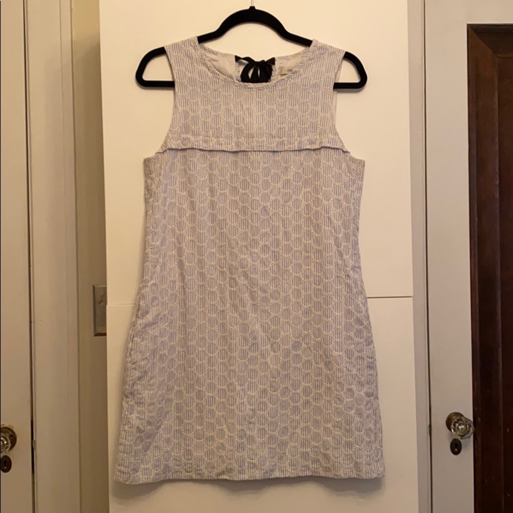 J Crew embroidered dress